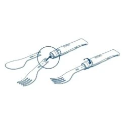 Opinel Picnic+ Fork/Spoon/Napkin -Outdoor Gear Shop image 2642