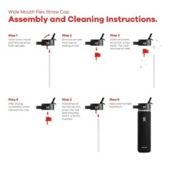 Hydro Flask Wide Mouth Flex Straw Cap -Outdoor Gear Shop image 3290