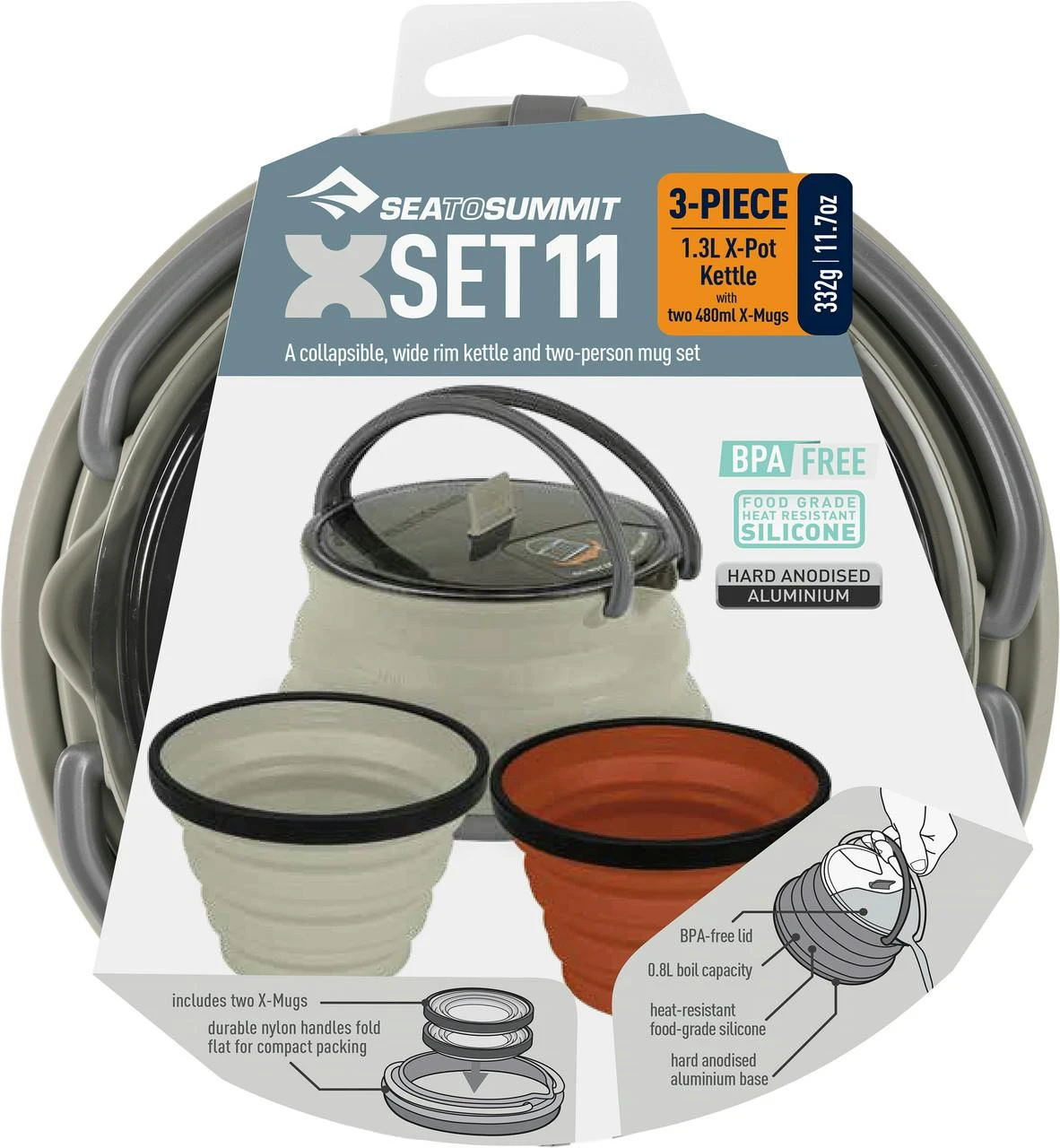 Sea To Summit XSet 11 Cookset 4 Sea To Summit XSet 11 Cookset - Image 2