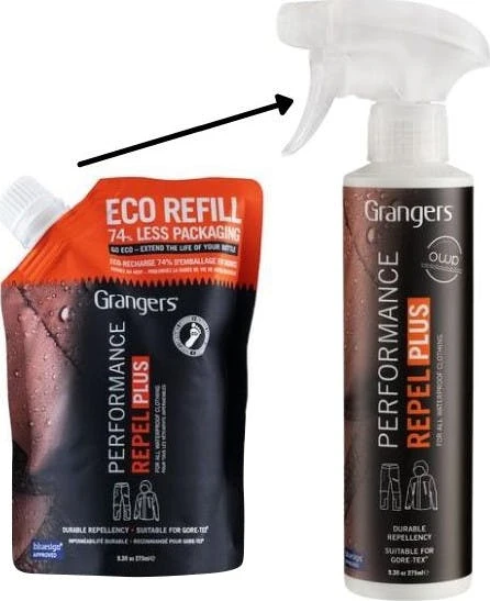 Grangers Performance Repel Plus Eco Refill Pouch 275ml 3 Grangers Performance Repel Plus Eco Refill Pouch 275ml