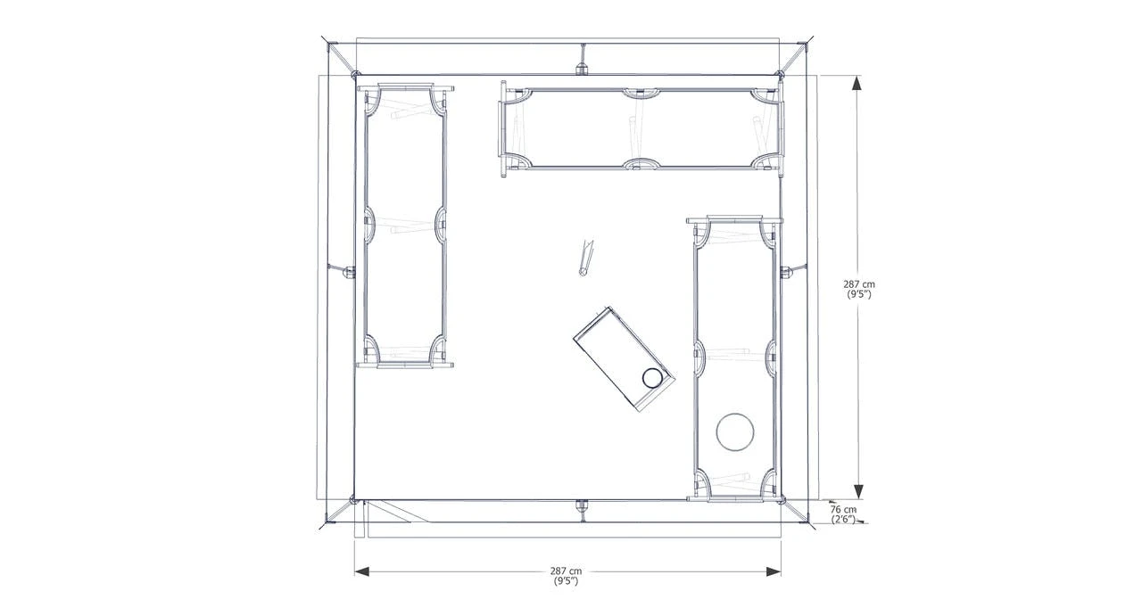 Esker Classic Winter Tent 10ft. X 10ft. 4 Esker Classic Winter Tent 10ft. X 10ft. - Image 2
