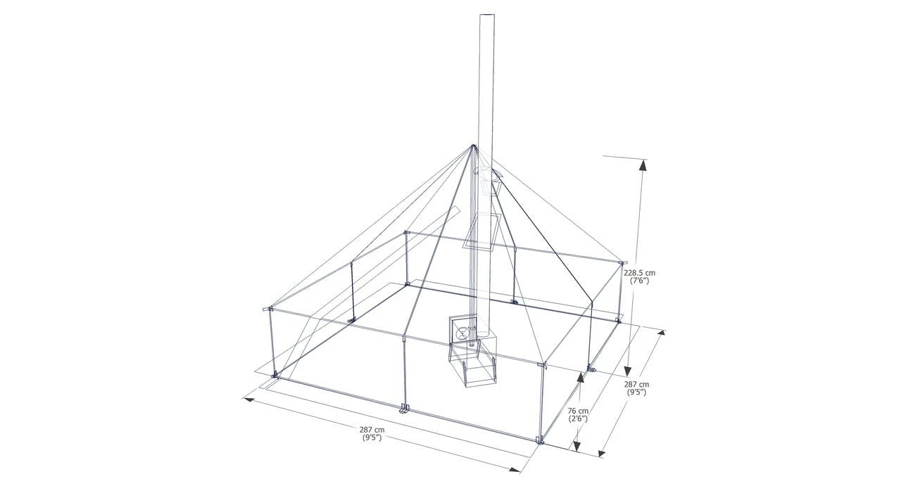 Esker Classic Winter Tent 10ft. X 10ft. 5 Esker Classic Winter Tent 10ft. X 10ft. - Image 3